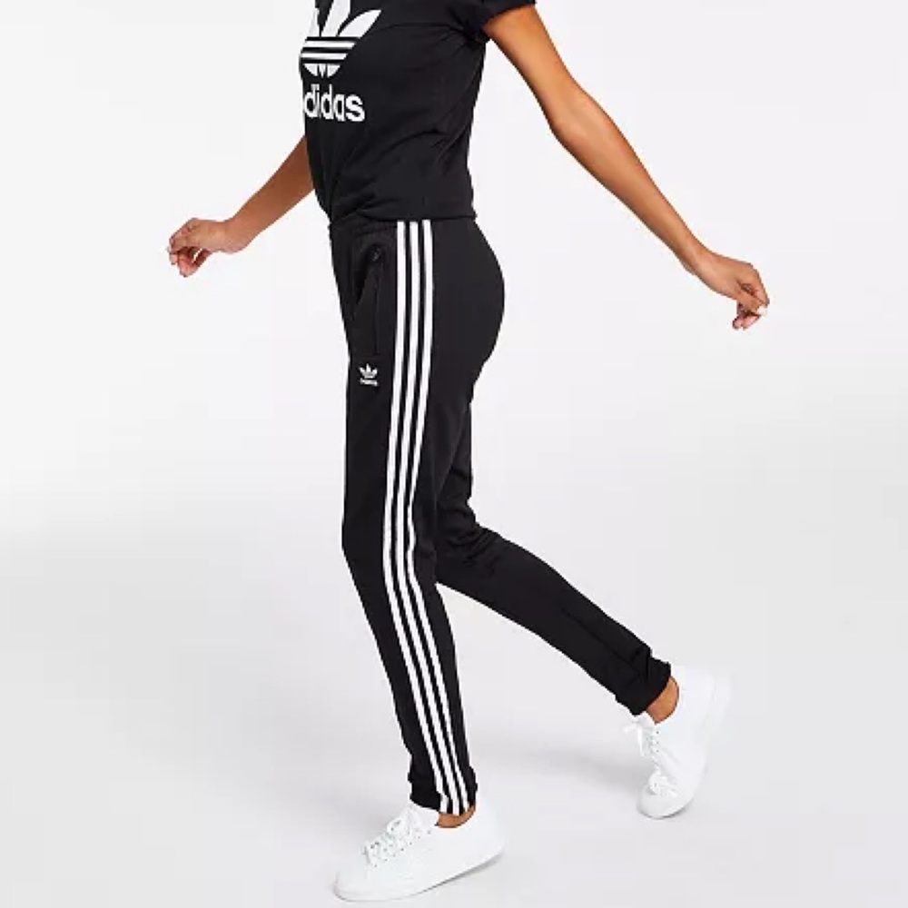 Adidas Superstar Full Length Track Pants Black XS
